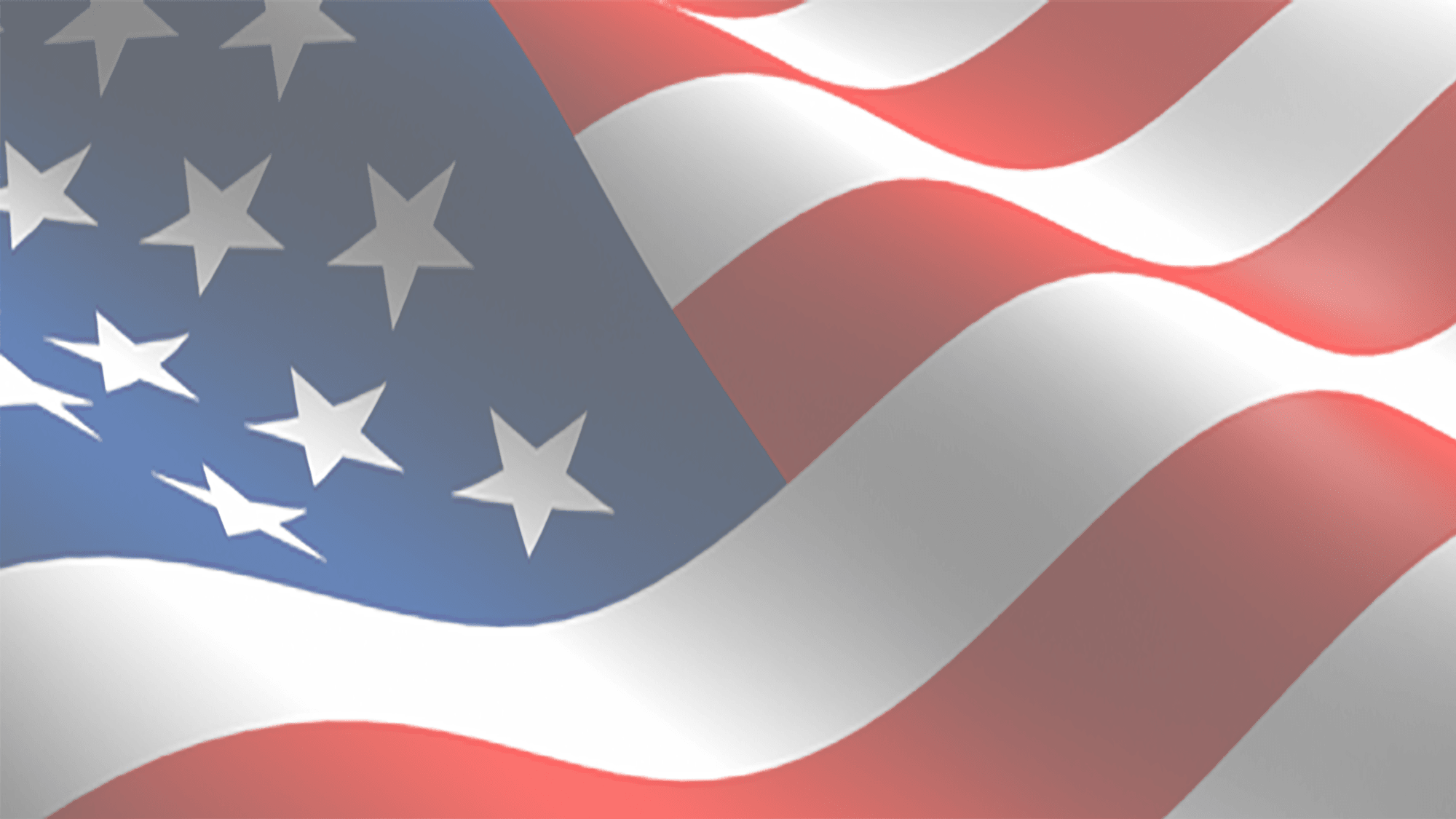 American Flag semi-transparent background