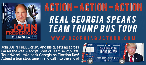 JFMN Team Trump Bus Tour Crashes GA as Perdue Surges
